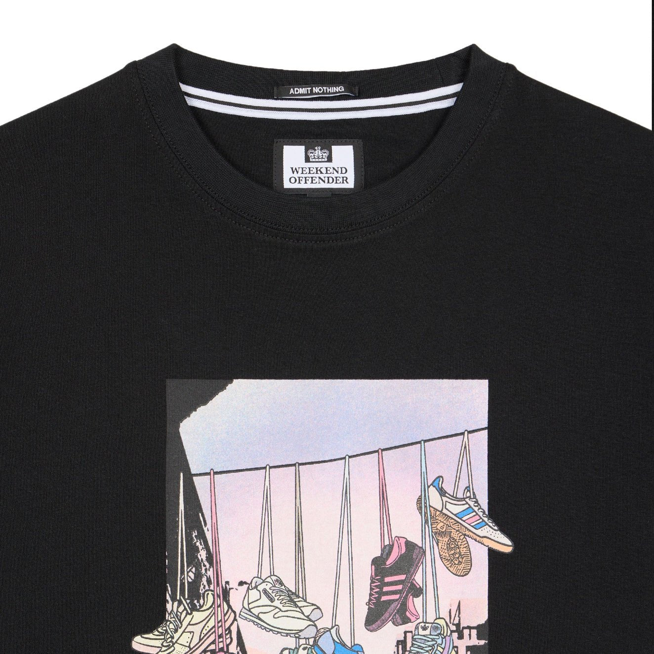 Weekend Offender Turf Wars T-Shirt - Black - Escape Menswear