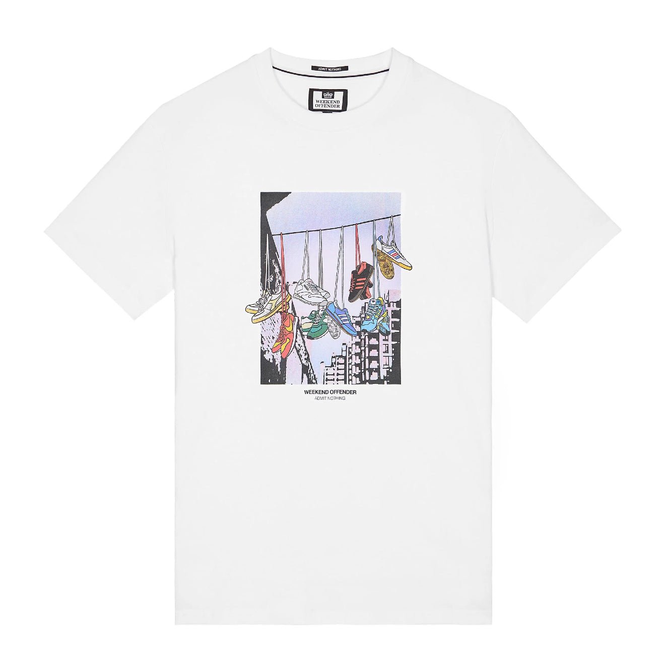Weekend Offender Turf Wars T-Shirt - White - Escape Menswear