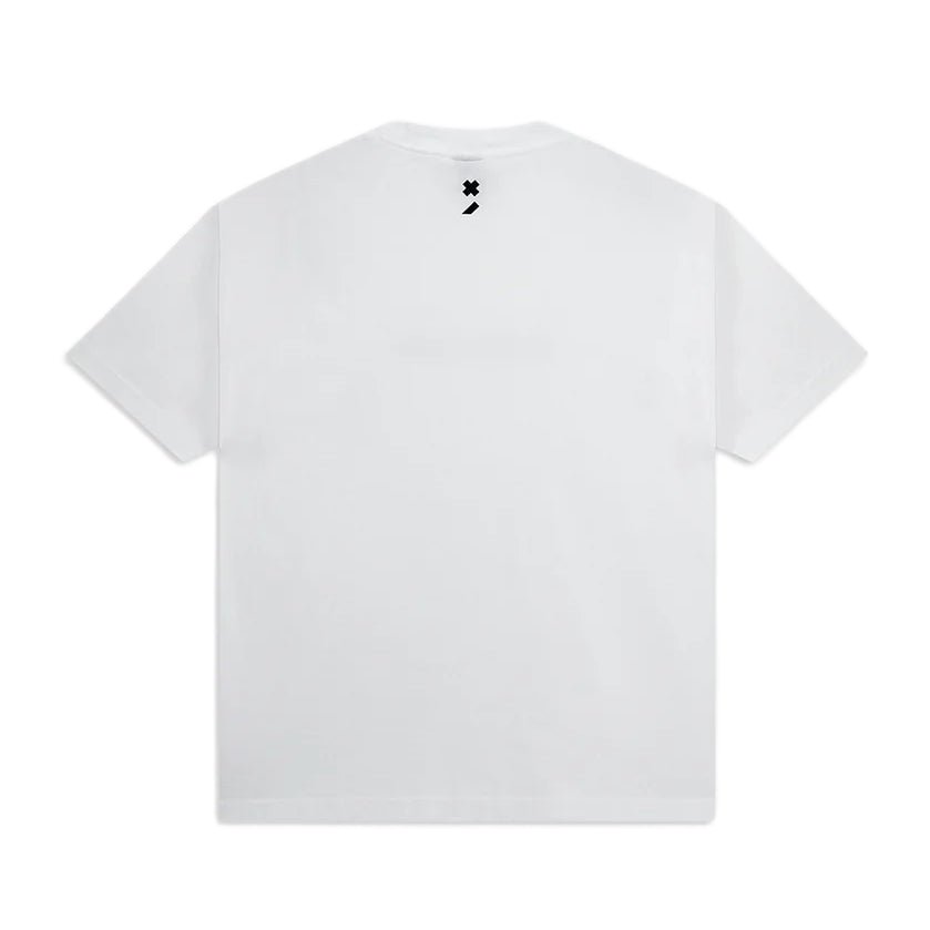 White Noise Basic Logo T-Shirt - 100 White - Escape Menswear