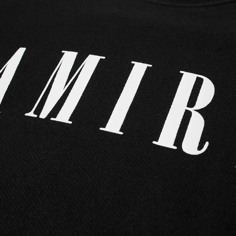 Amiri Core Logo Sweatshirt - 001 Black - Escape Menswear