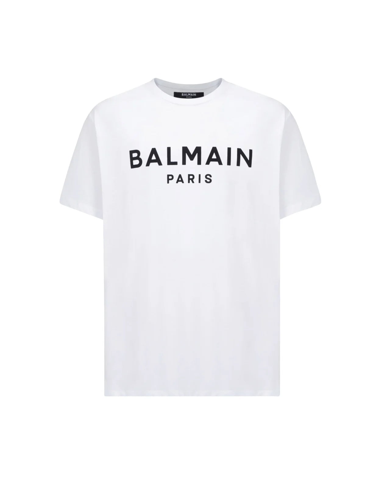 Balmain Paris Logo T-Shirt - GAB White/Black - Escape Menswear