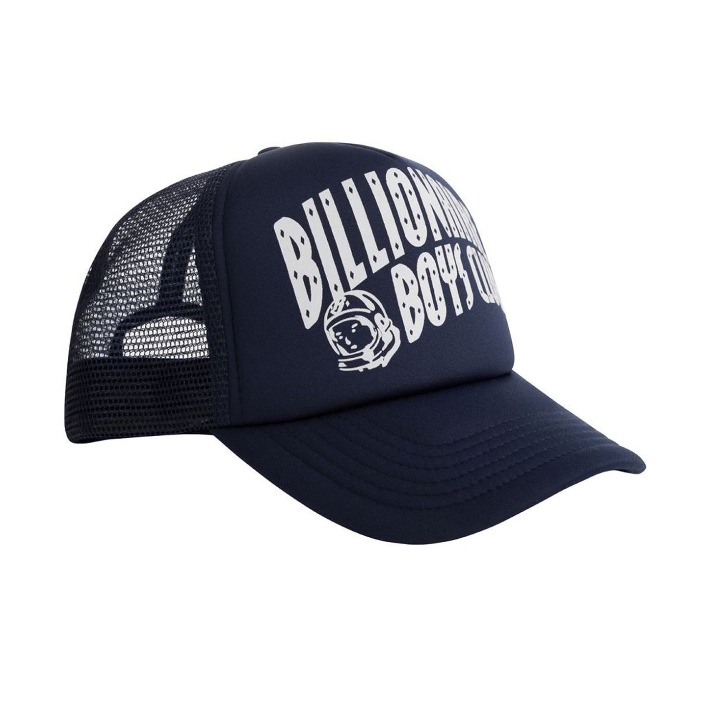 BBC Navy Arch Logo Trucker Cap - Black - Escape Menswear