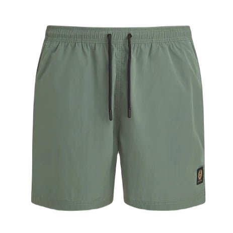 Belstaff Clipper Swim Shorts - Mineral Green - Escape Menswear