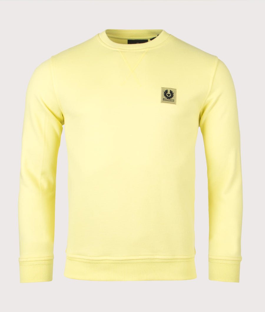 Belstaff Logo Sweatshirt - Lemon Yellow - Escape Menswear