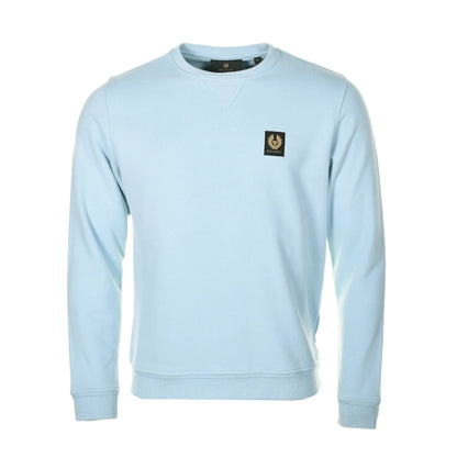 Belstaff Logo Sweatshirt - Skyline Blue - Escape Menswear