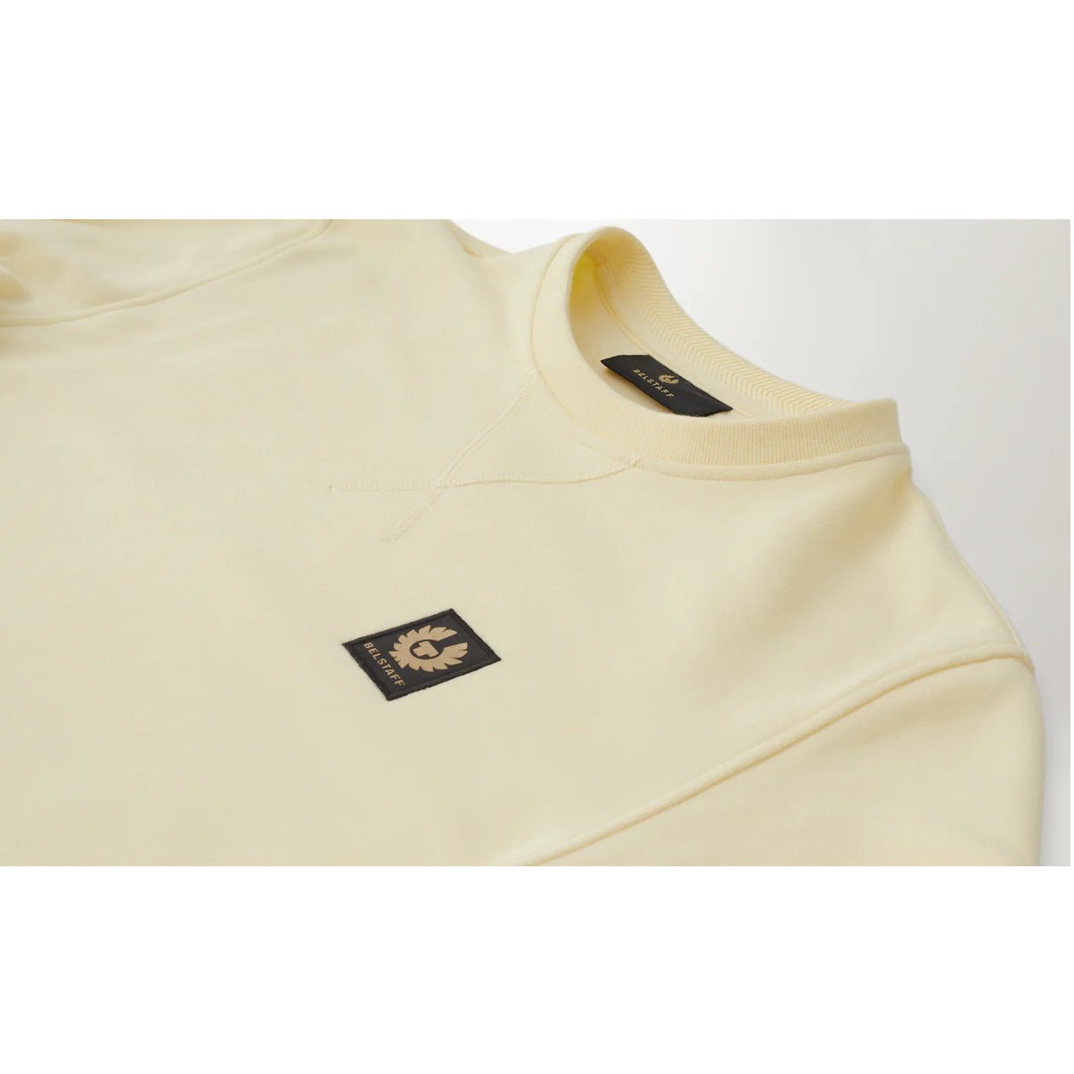 Belstaff Logo Sweatshirt - Yellow Sand - Escape Menswear