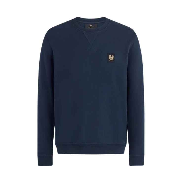 Belstaff Logo Sweatshirts - Dark Ink - Escape Menswear