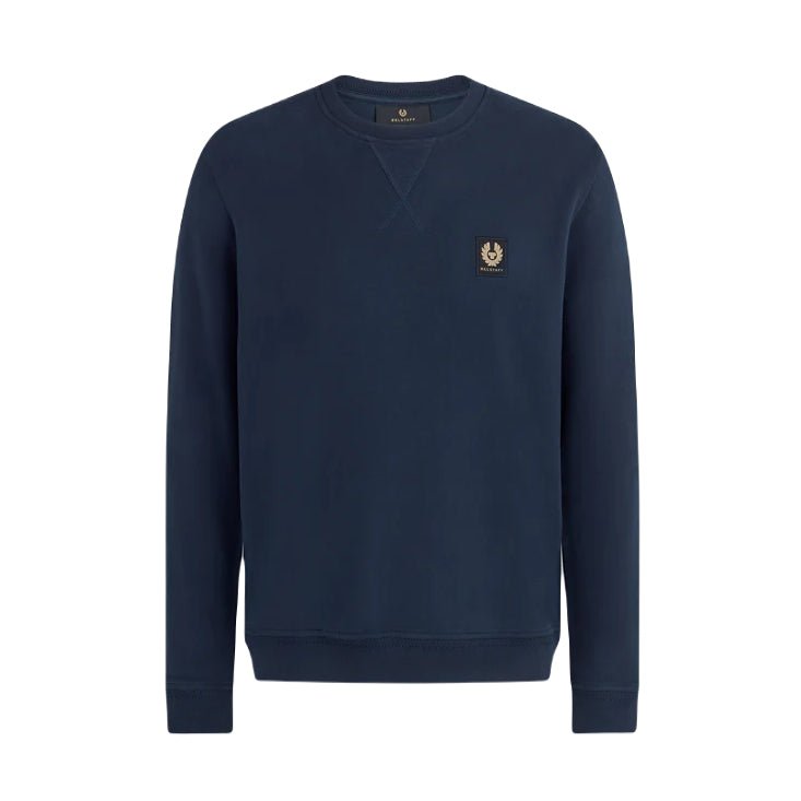 Belstaff Logo Sweatshirts - Dark Ink - Escape Menswear