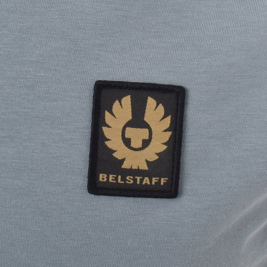 Belstaff Logo T-Shirt - Blue Flint - Escape Menswear