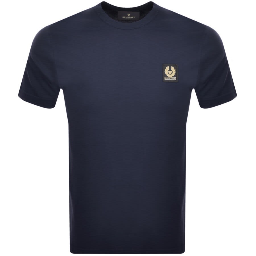 Belstaff Logo T-Shirt - Dark Ink - Escape Menswear