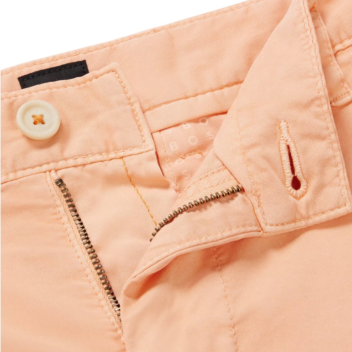 Boss Orange 50489112 Schino-Slim Shorts - 833 Light Orange - Escape Menswear