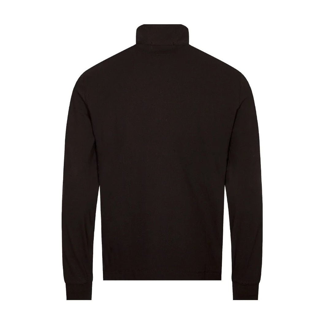 C.P. Company 1/4 Zip Polo - 999 Black - Escape Menswear