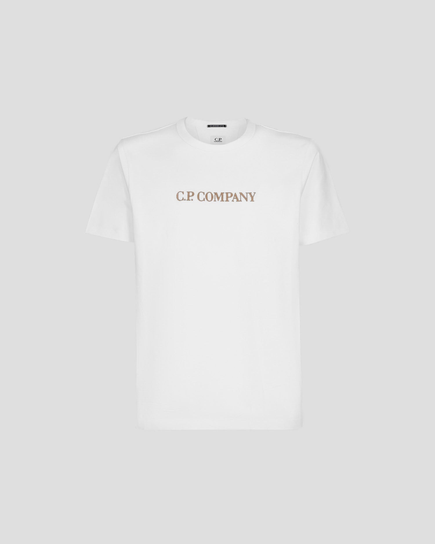 C.P. Company 14CMTS156A Mercerized Jersey Logo T-Shirt - 103 White - Escape Menswear