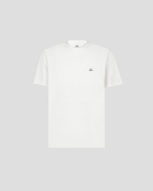 C.P. Company 14CMTS254A Tacting Piquet T-Shirt - 103 White - Escape Menswear