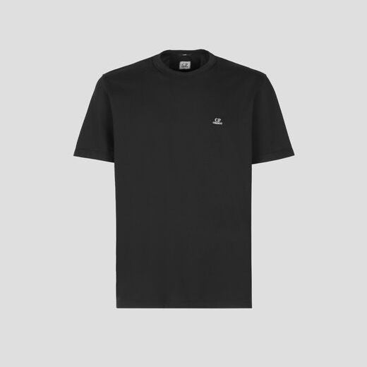 C.P. Company 14CMTS254A Tacting Piquet T-Shirt - 999 Black - Escape Menswear