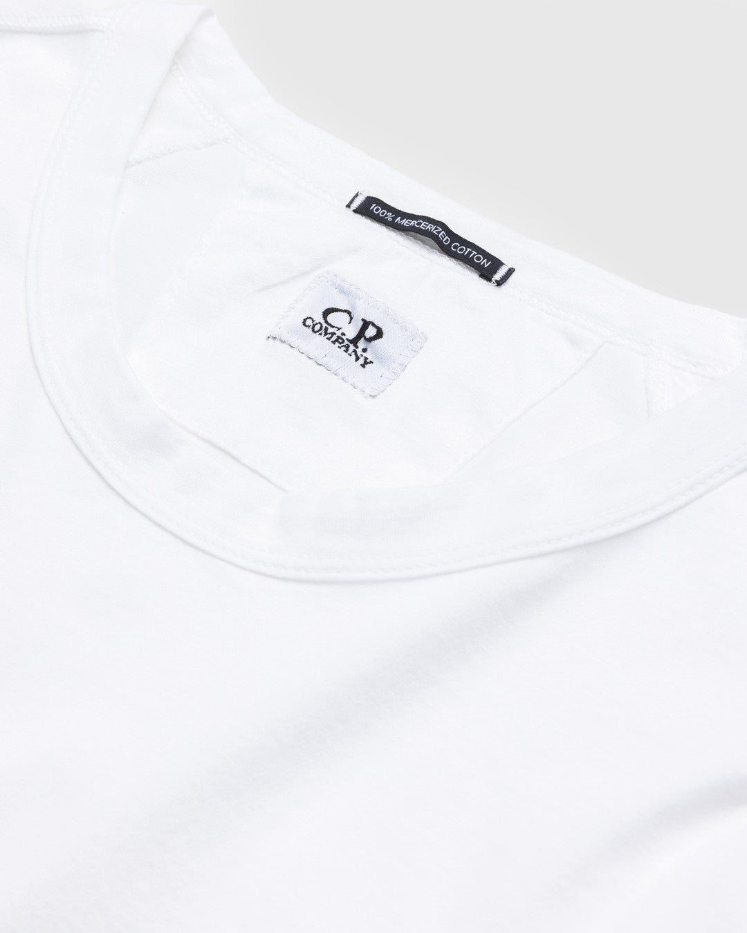 C.P. Company 14CMTS258A Logo T-Shirt - 103 White - Escape Menswear