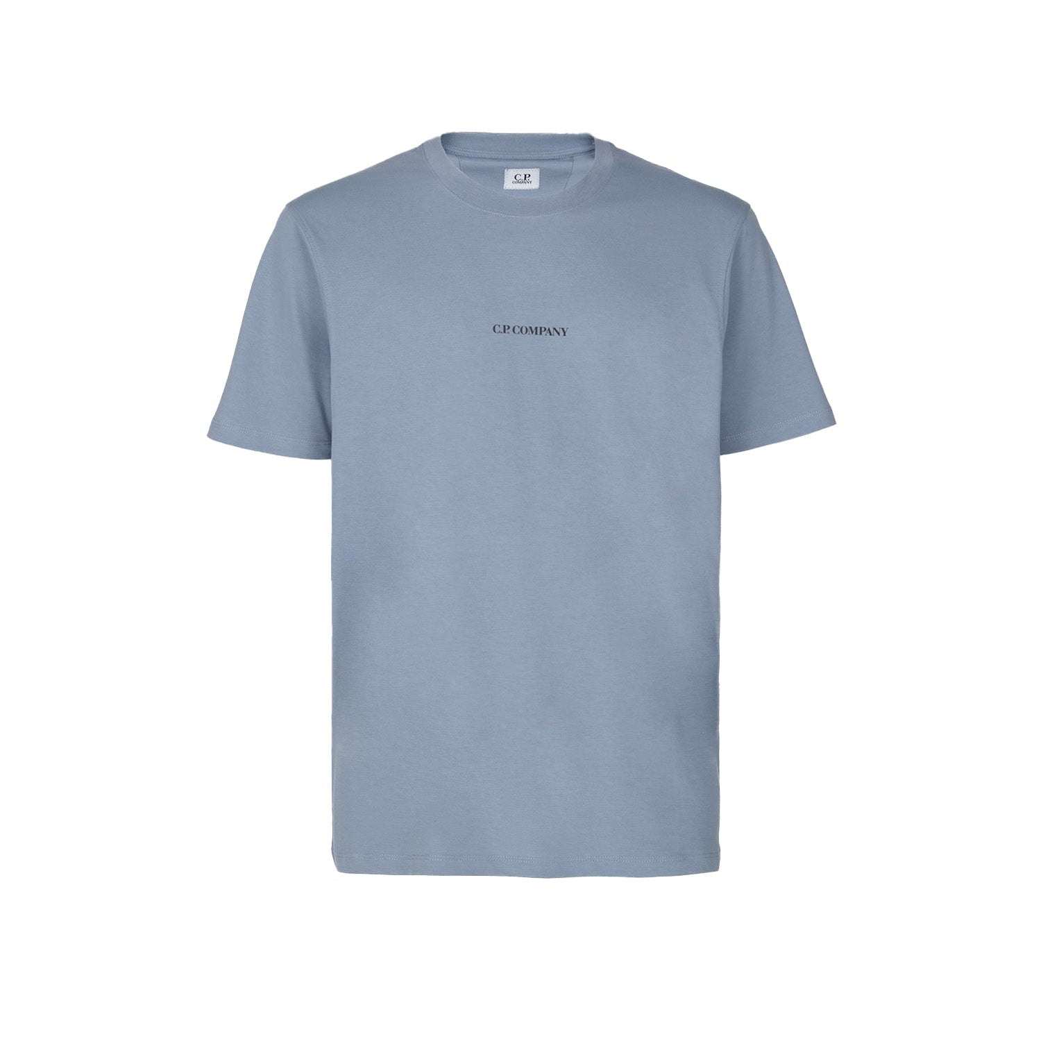 C.P. Company 30/1 Jersey Compact Logo T-Shirt - 843 Infinity Blue - Escape Menswear