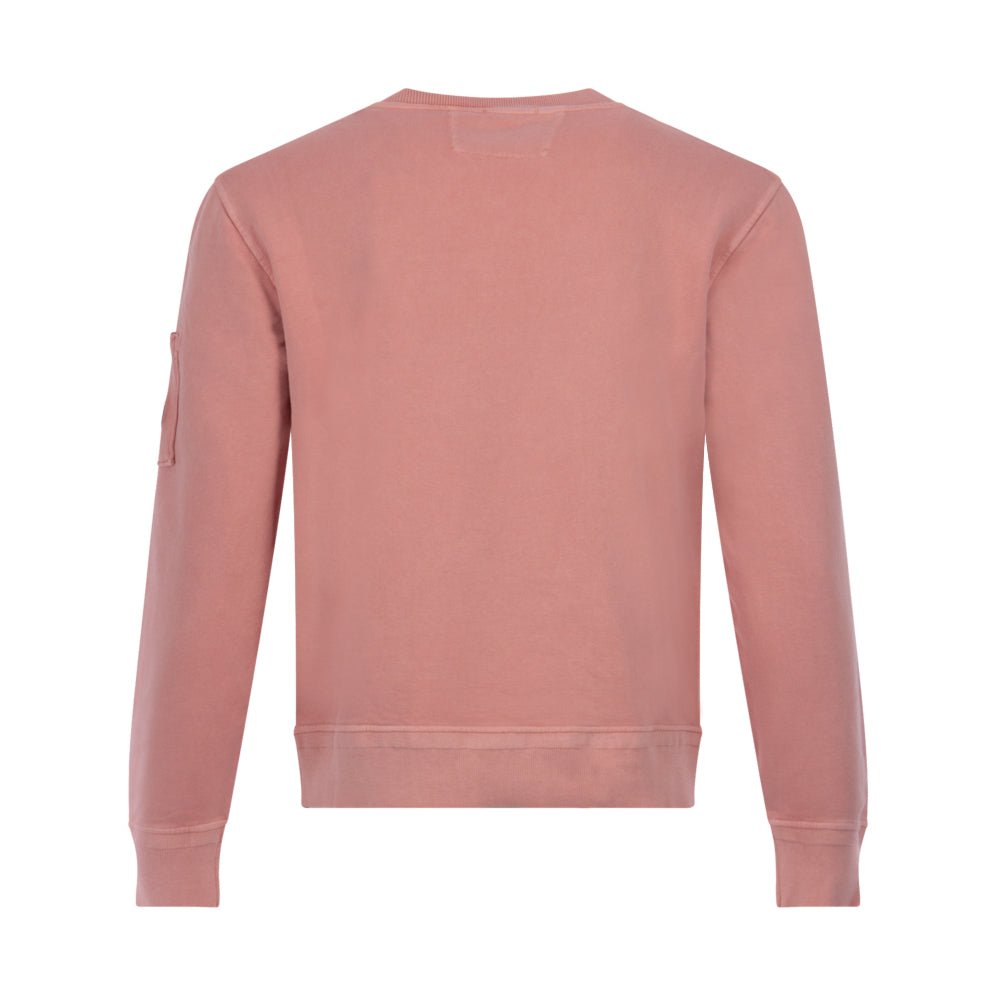CP Company Brushed Diagonal Fleece Lens Sweatshirt - 509 Pale Muav - Escape Menswear