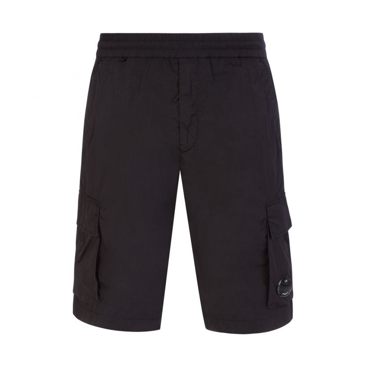 C.P. Company Chrome-R Cargo Lens Shorts - 888 Navy - Escape Menswear