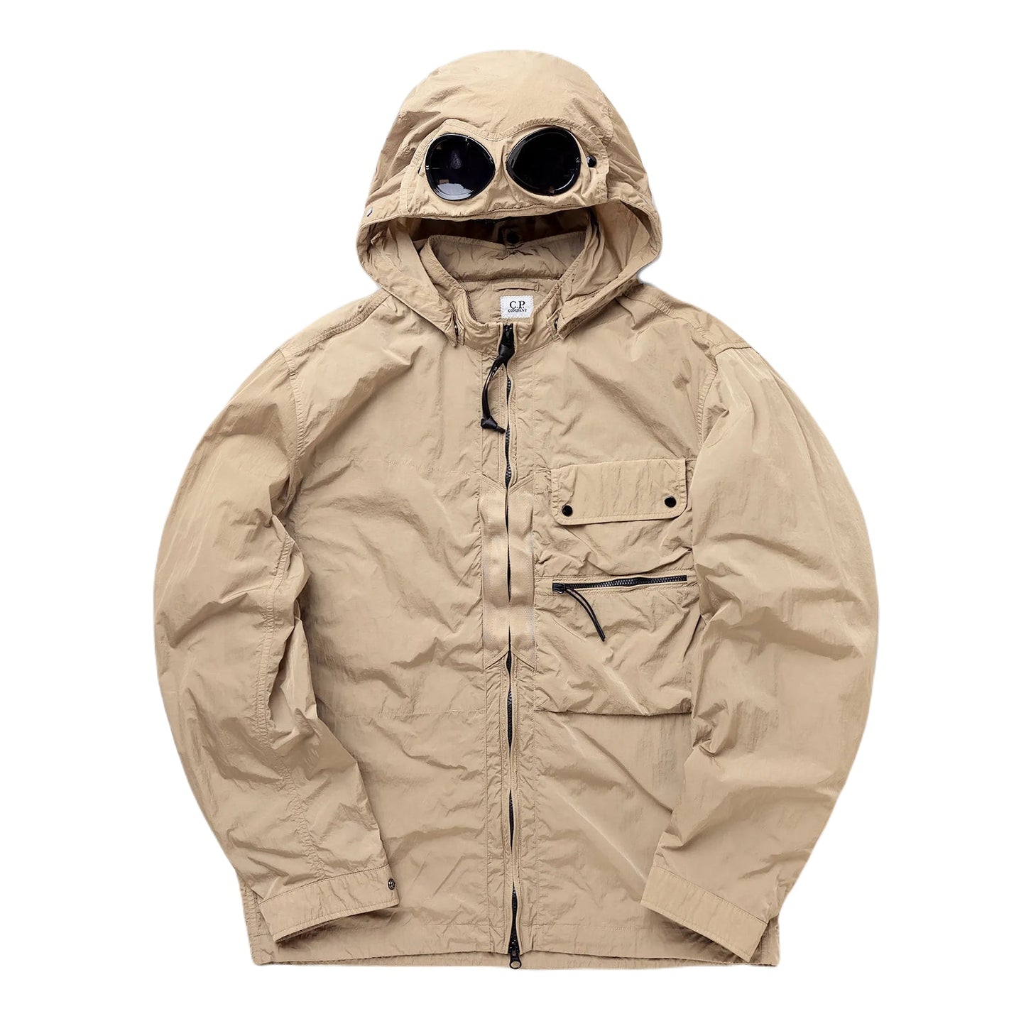 C.P. Company Chrome-R Goggle Overshirt - 330 Coblstone - Escape Menswear