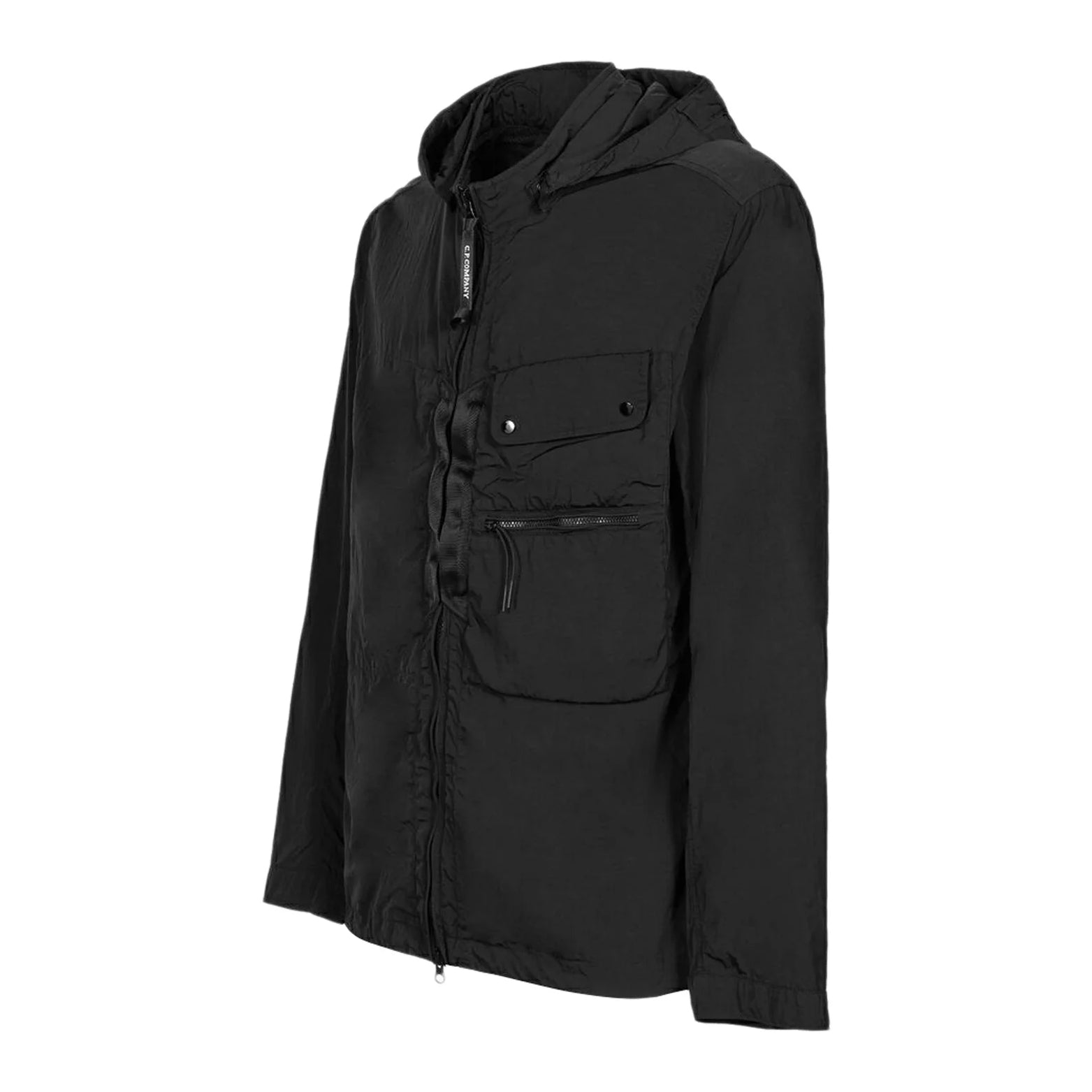 C.P. Company Chrome-R Goggle Overshirt - 999 Black - Escape Menswear