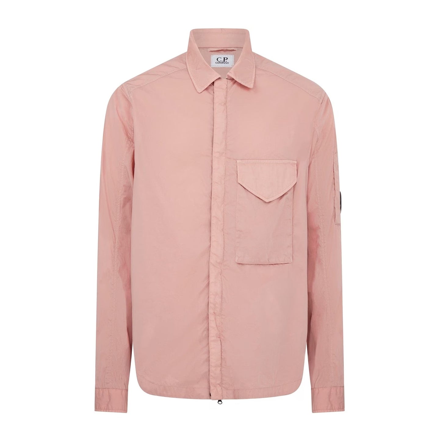 CP Company Chrome R Zip Over shirt - 509 Pale Muav - Escape Menswear