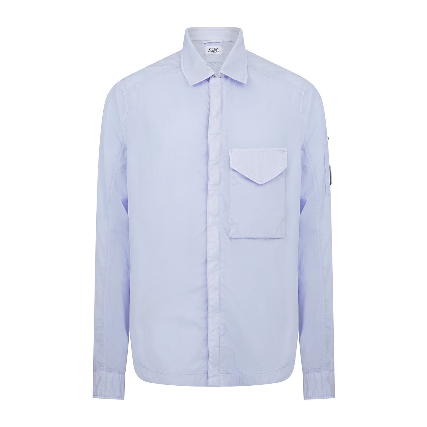 CP Company Chrome R Zip Over shirt - 750 Cosmc Sky - Escape Menswear