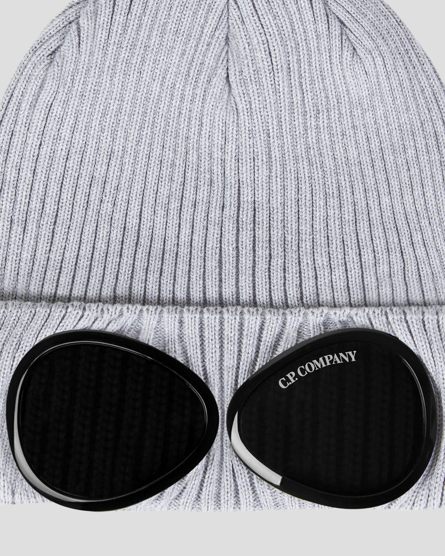 C.P. Company CMAC016A Cotton Goggle Beanie - 937 Griffin Grey - Escape Menswear