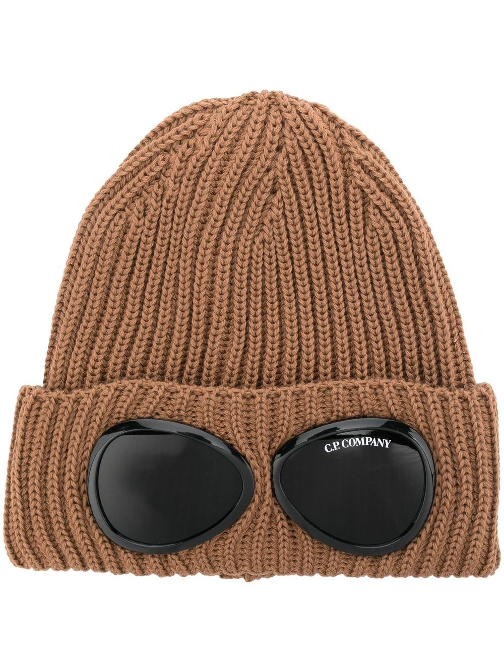 C.P. Company CMAC122A Goggle Beanie - 344 Bronze Brown - Escape Menswear