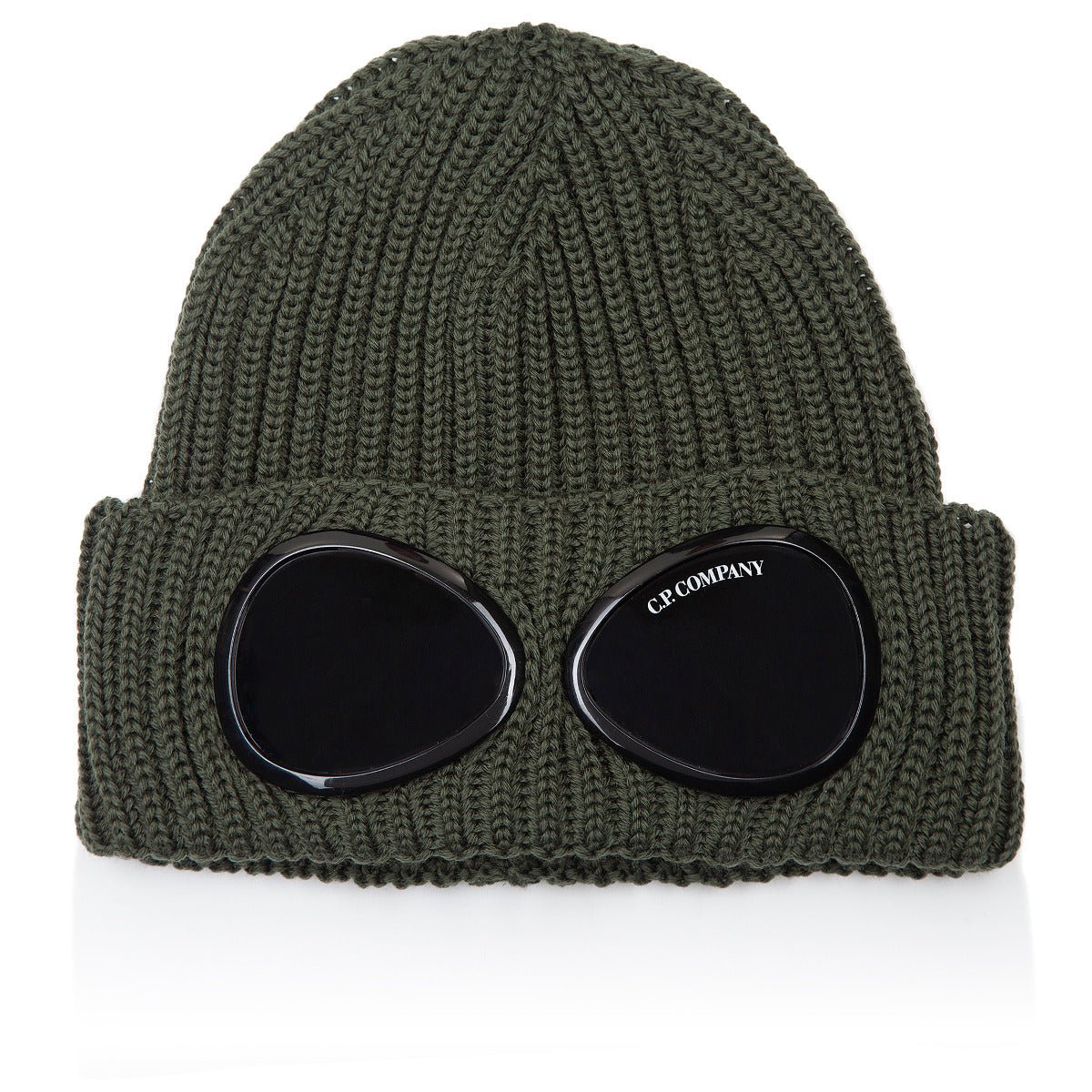 C.P. Company CMAC122A Goggle Beanie - 665 Stone Grey - Escape Menswear