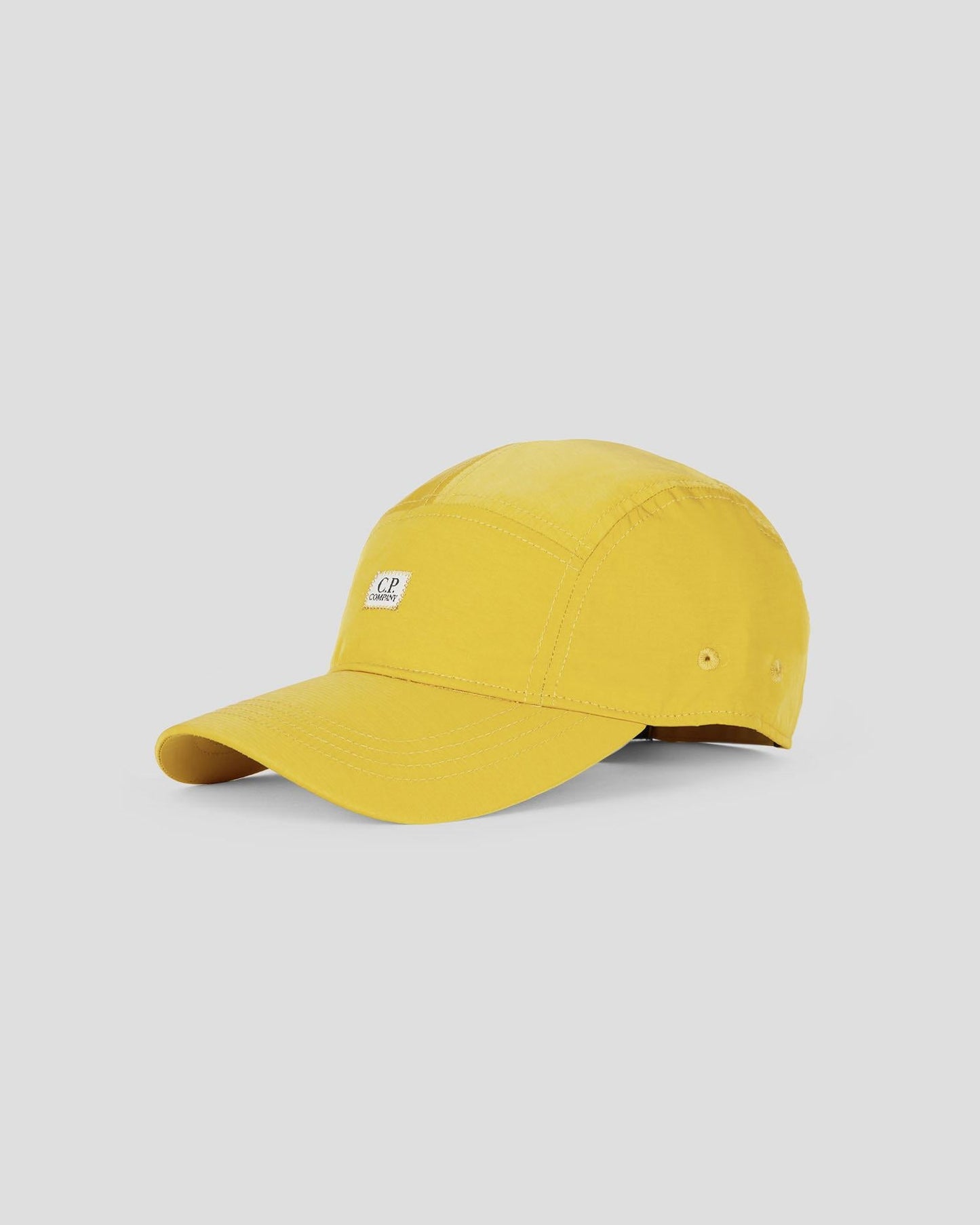 C.P. Company CMAC196A Chrome Logo Cap - 239 Yellow - Escape Menswear