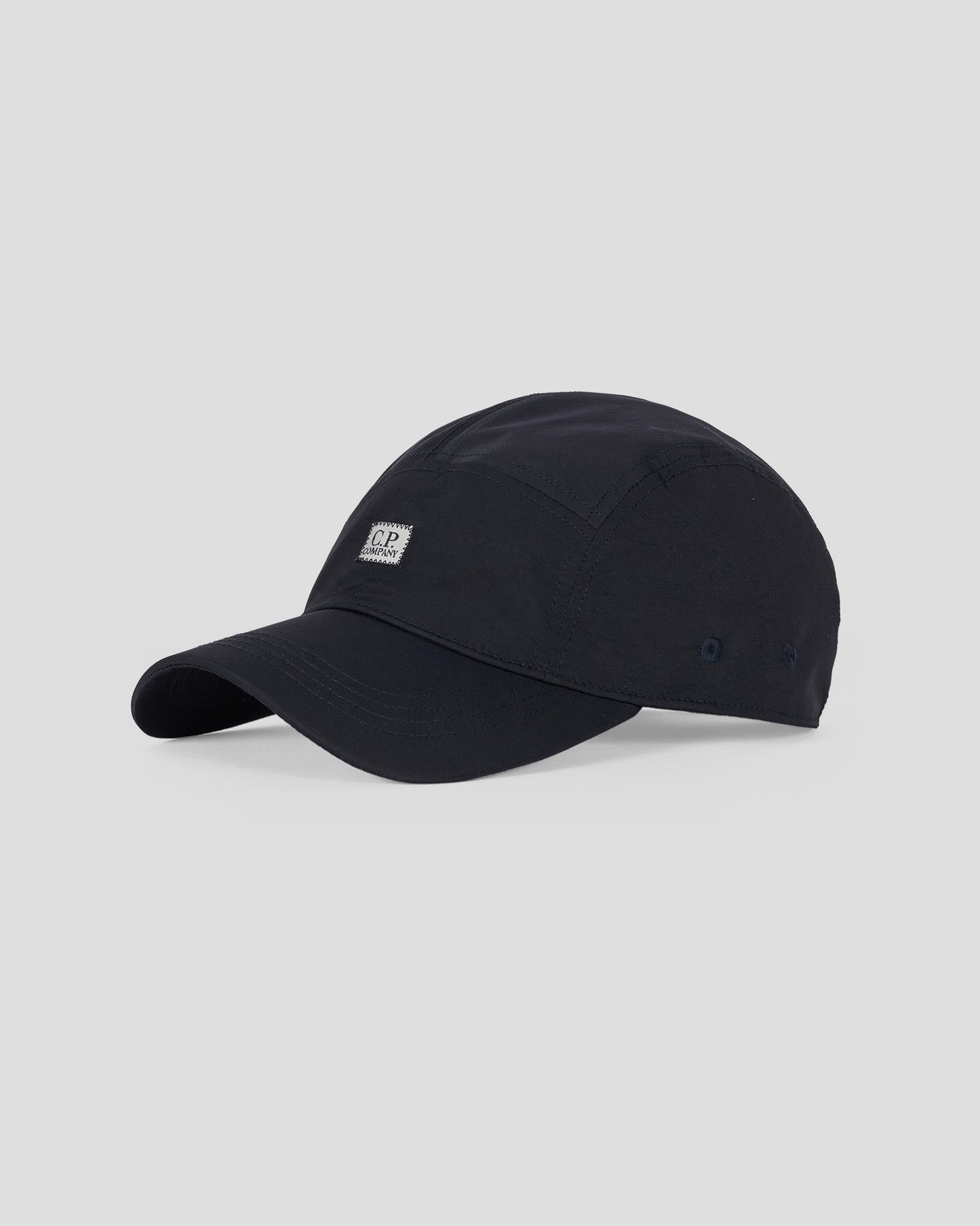 C.P. Company CMAC196A Chrome Logo Cap - 888 Navy - Escape Menswear