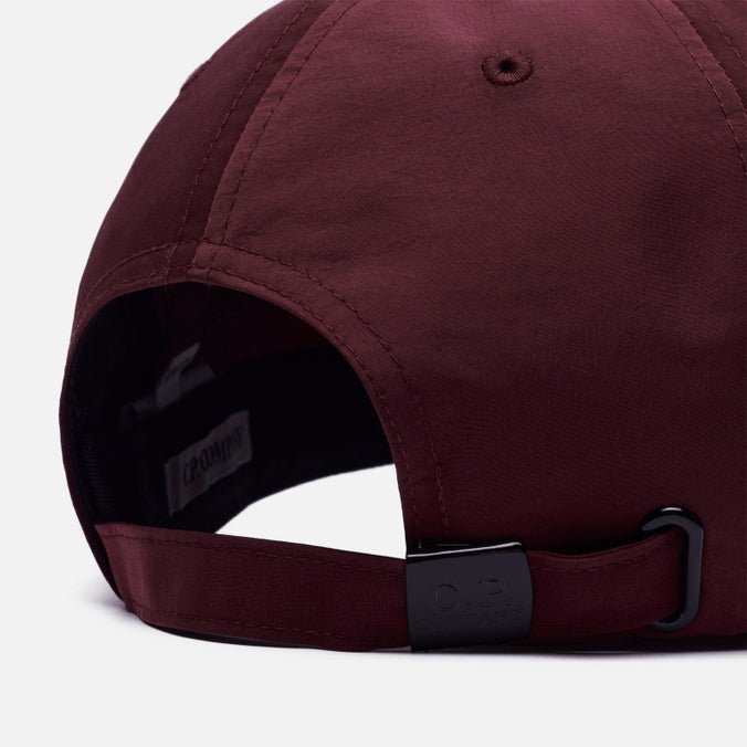 C.P. Company CMAC211A Chrome-R Logo Cap - 589 Port Royal Red - Escape Menswear