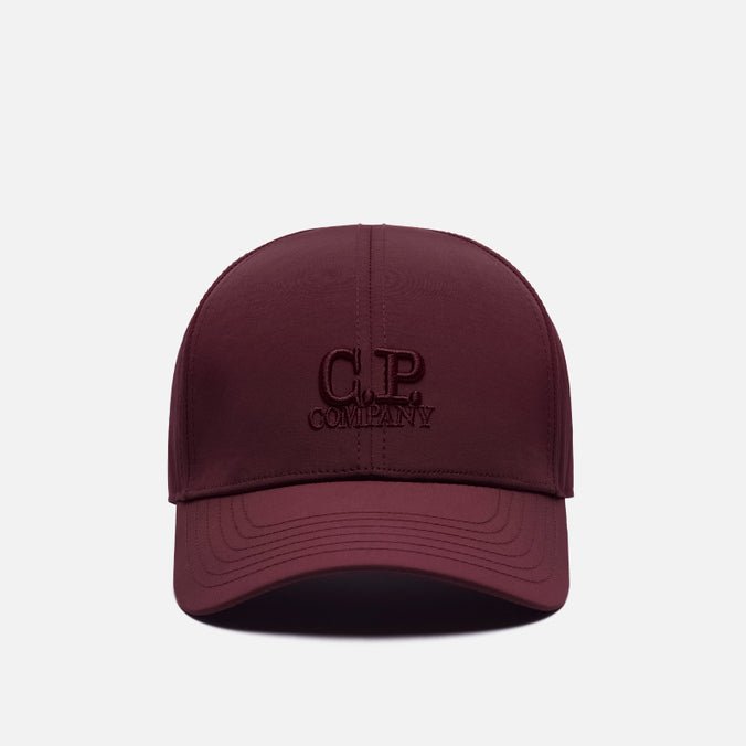 C.P. Company CMAC211A Chrome-R Logo Cap - 589 Port Royal Red - Escape Menswear