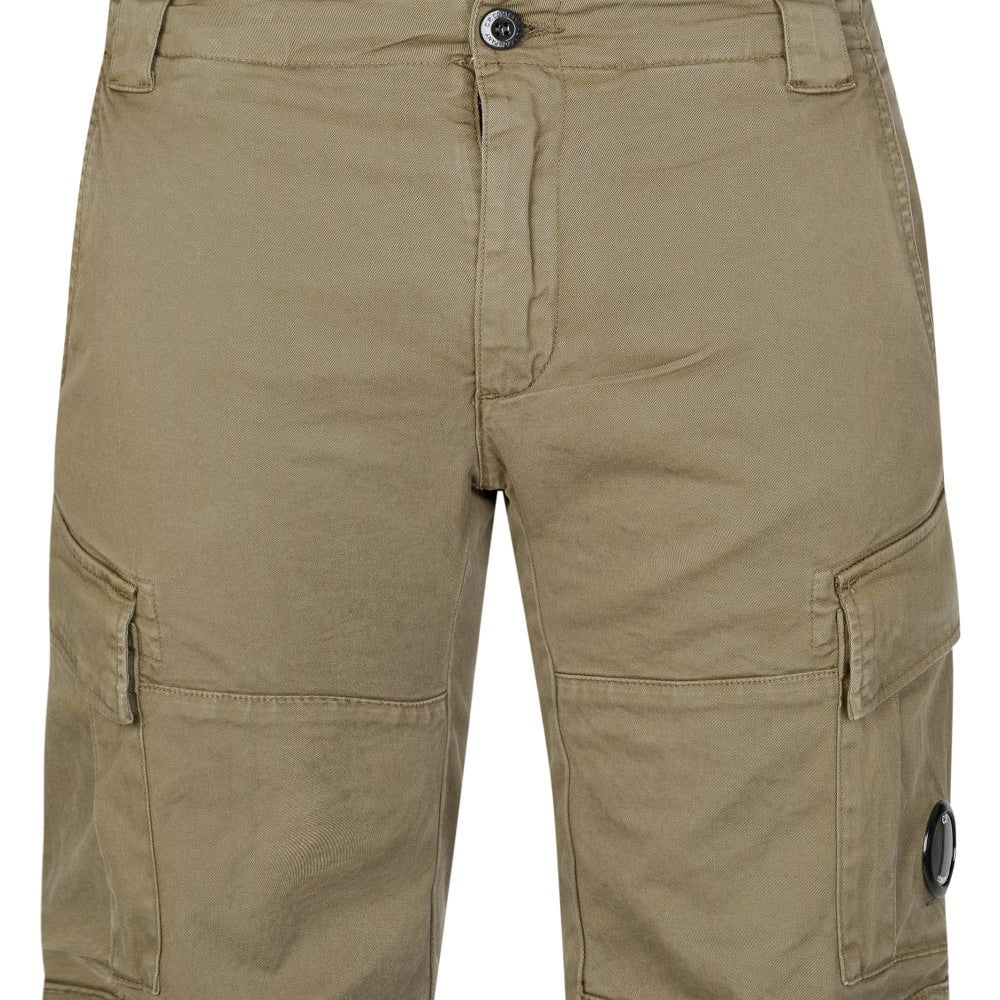 C.P. Company CMBE062A Bermuda Cargo Shorts - 322 Army Green - Escape Menswear