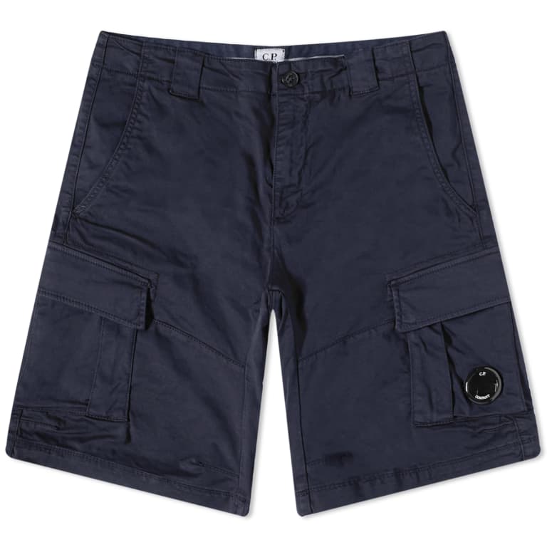 C.P. Company CMBE062A Bermuda Cargo Shorts - 868 Total Eclipse - Escape Menswear