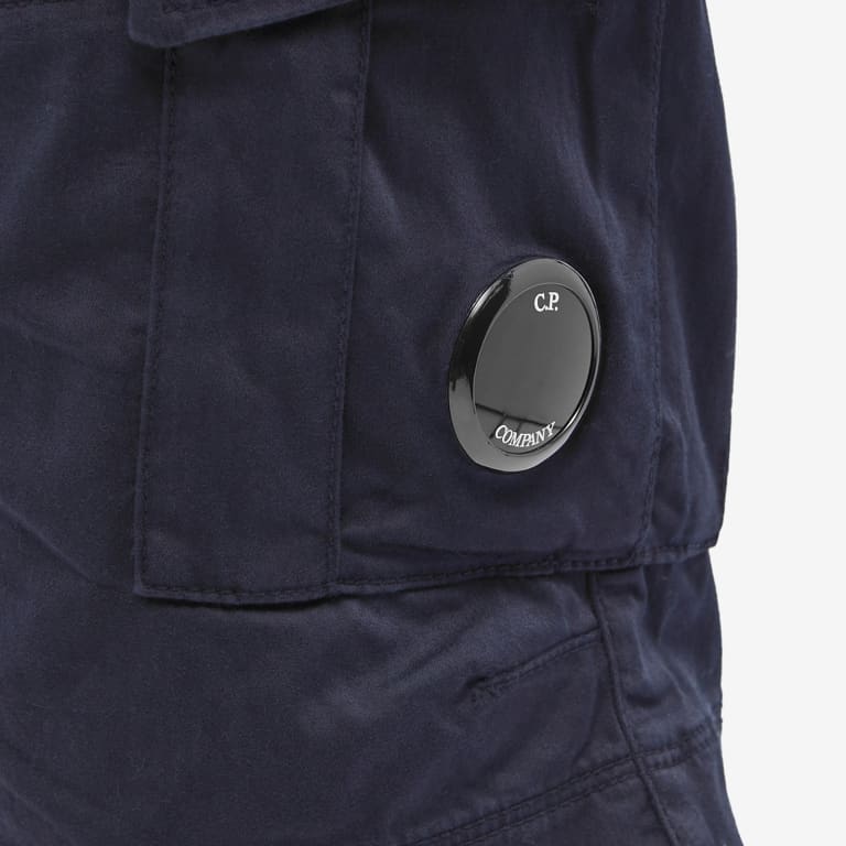 C.P. Company CMBE062A Bermuda Cargo Shorts - 868 Total Eclipse - Escape Menswear