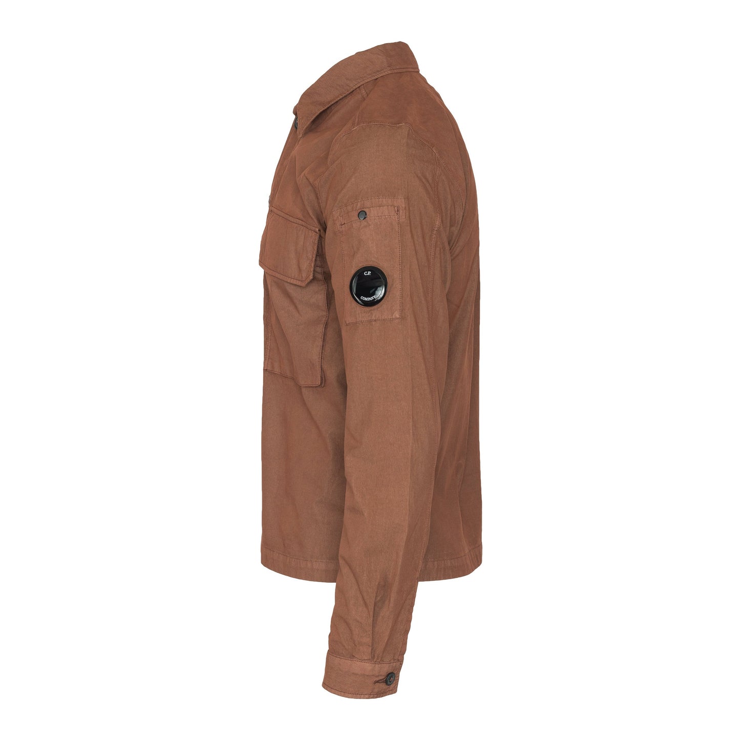 C.P. Company CMHS214A Shirt - 354 Friar Brown - Escape Menswear