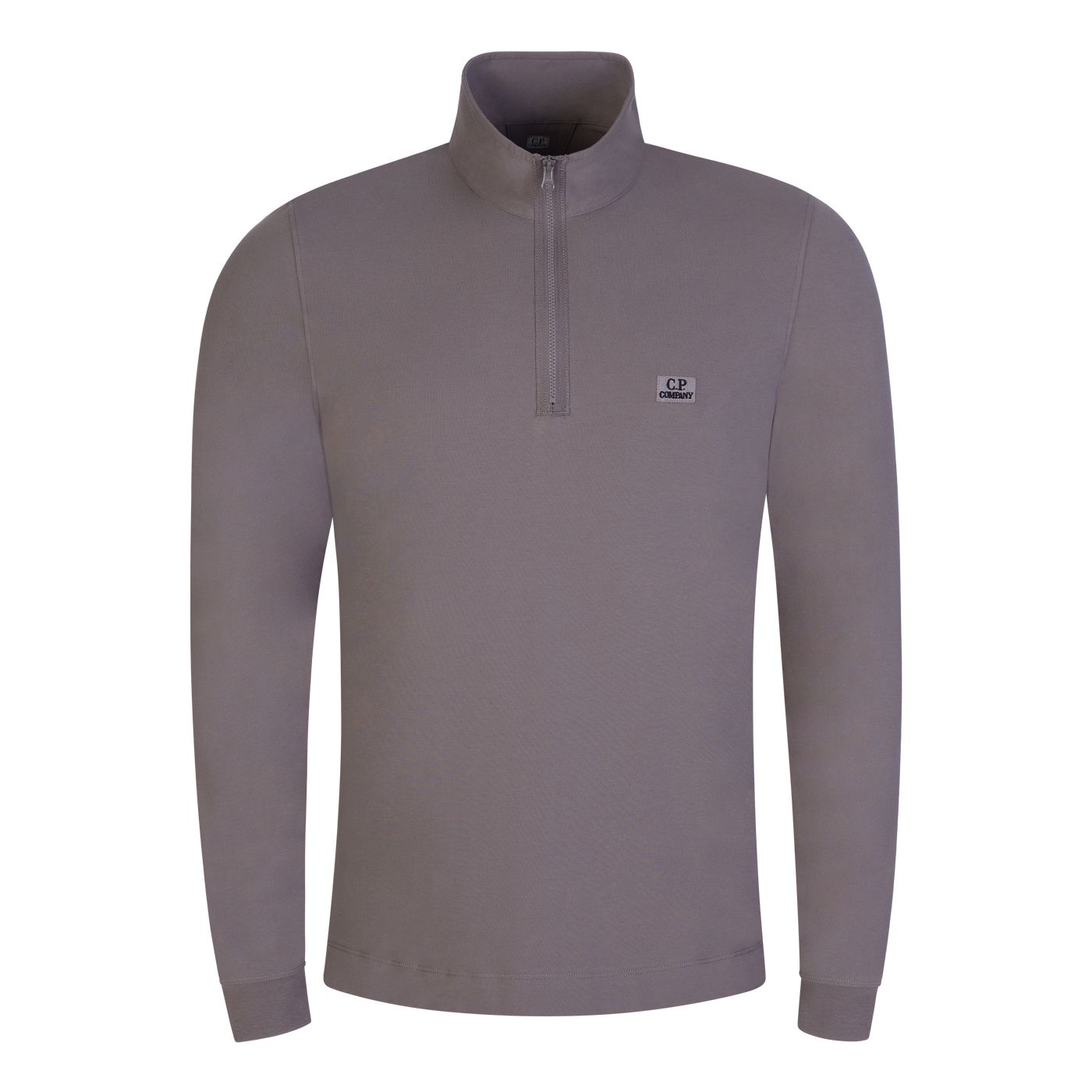 C.P. Company CMPL074A Zip Polo - 939 Grey - Escape Menswear