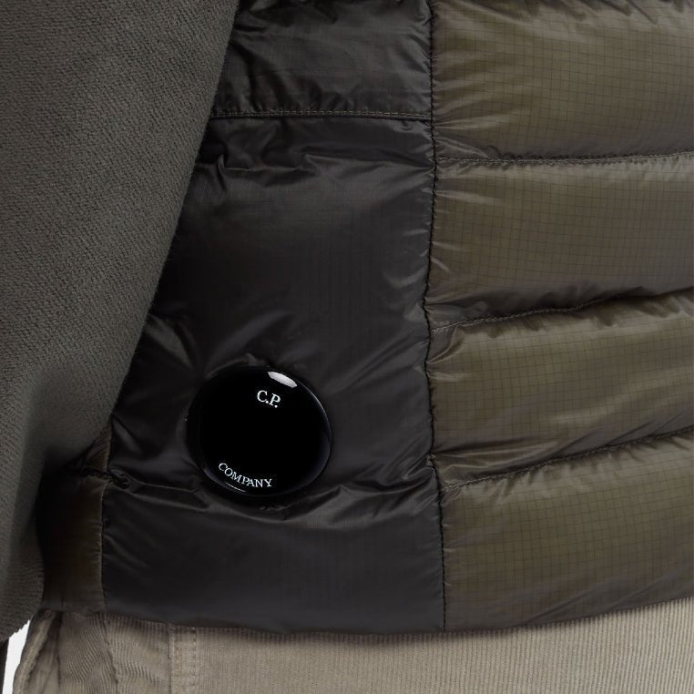 C.P. Company D.D. Shell Down Vest - 670 Olive - Escape Menswear