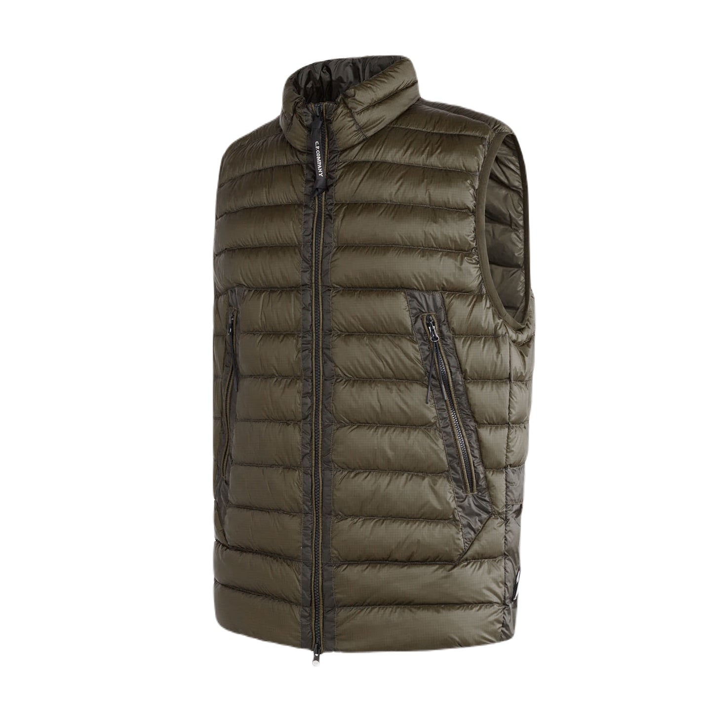 C.P. Company D.D. Shell Down Vest - 670 Olive - Escape Menswear