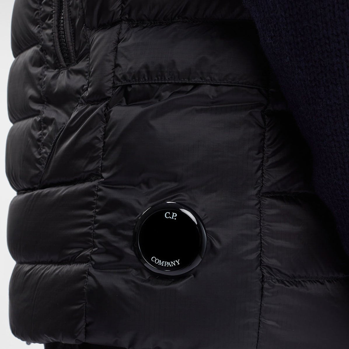 C.P. Company D.D. Shell Down Vest - 999 Black - Escape Menswear