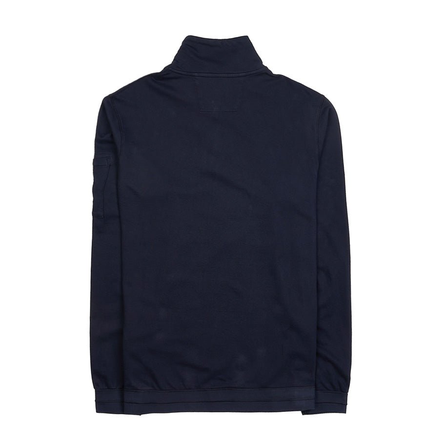 C.P. Company Light Fleece Zipped Sweatshirt - 888 Navy - Escape Menswear