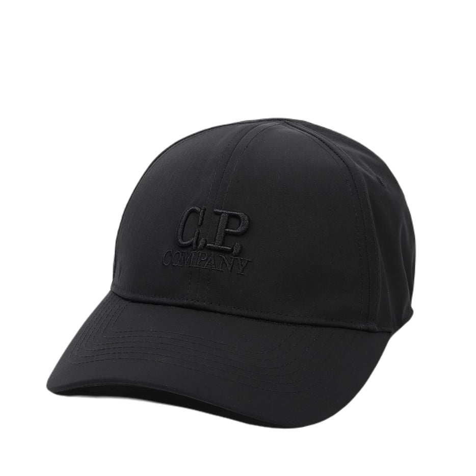 CP Company MAC147A CR Cap - 999 Black - Escape Menswear