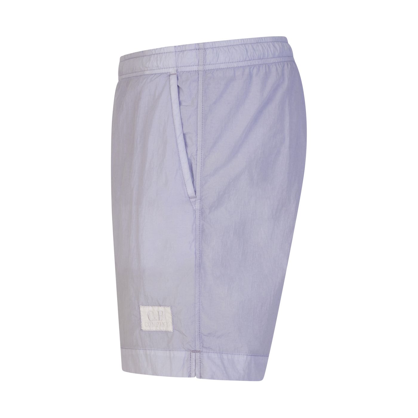 C.P. Company MBW005A Eco-Chrome R Logo Swim Shorts - 750 Cosmic Sky - Escape Menswear