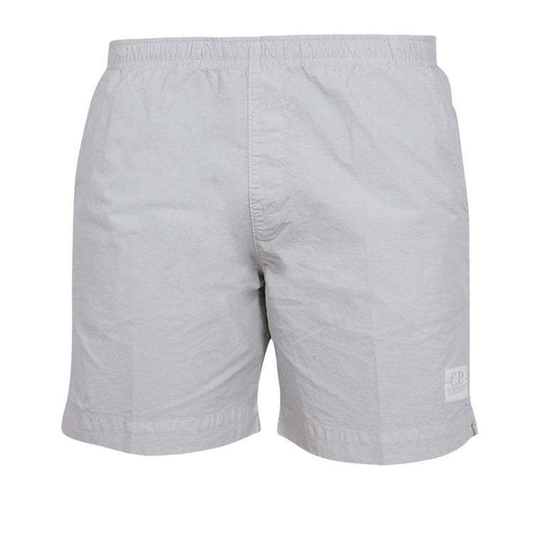 C.P. Company MBW005A Eco-Chrome R Logo Swim Shorts - 936 Flint Grey - Escape Menswear