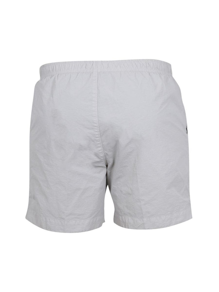 C.P. Company MBW005A Eco-Chrome R Logo Swim Shorts - 936 Flint Grey - Escape Menswear