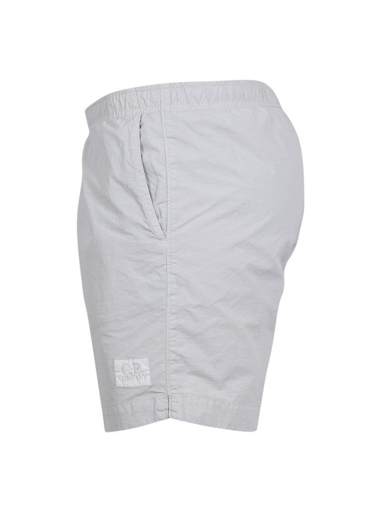 C.P. Company MBW005A Eco-Chrome R Logo Swim Shorts - 936 Flint Grey - Escape Menswear