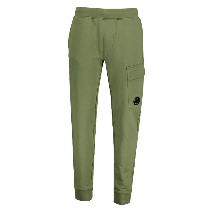 C.P. Company MSP017A Lens Jogging Bottoms - 698 Green Moss - Escape Menswear