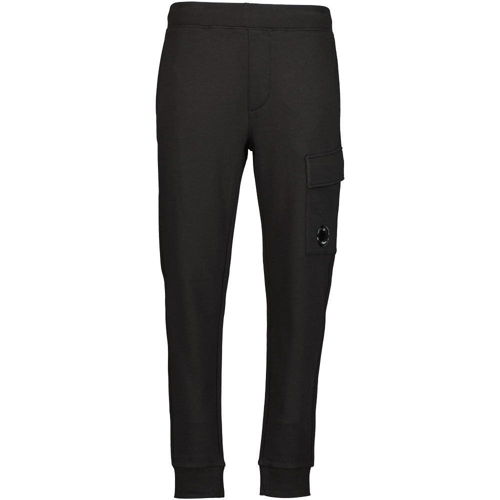 C.P. Company MSP017A Lens Jogging Bottoms - 999 Black - Escape Menswear